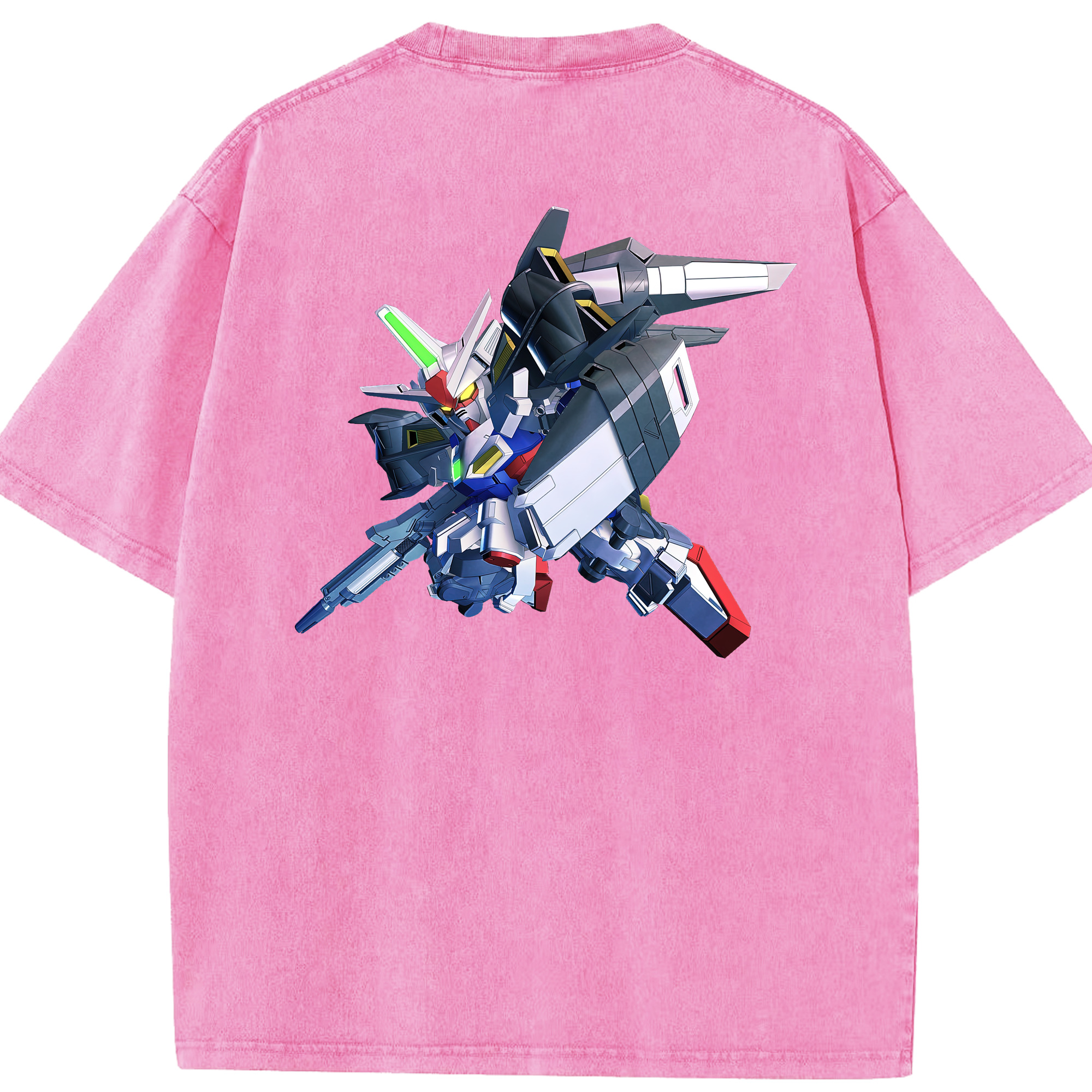 （画像用） 機動戦士ガンダム Mobile Suit Gundam 綿100% ヴィンテージ風 半袖Tシャツ（背面プリント）
